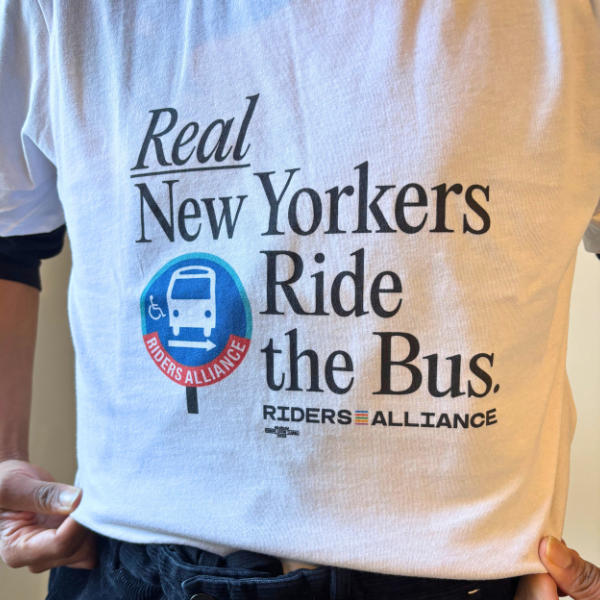 Real New Yorkers Ride the Bus Tee