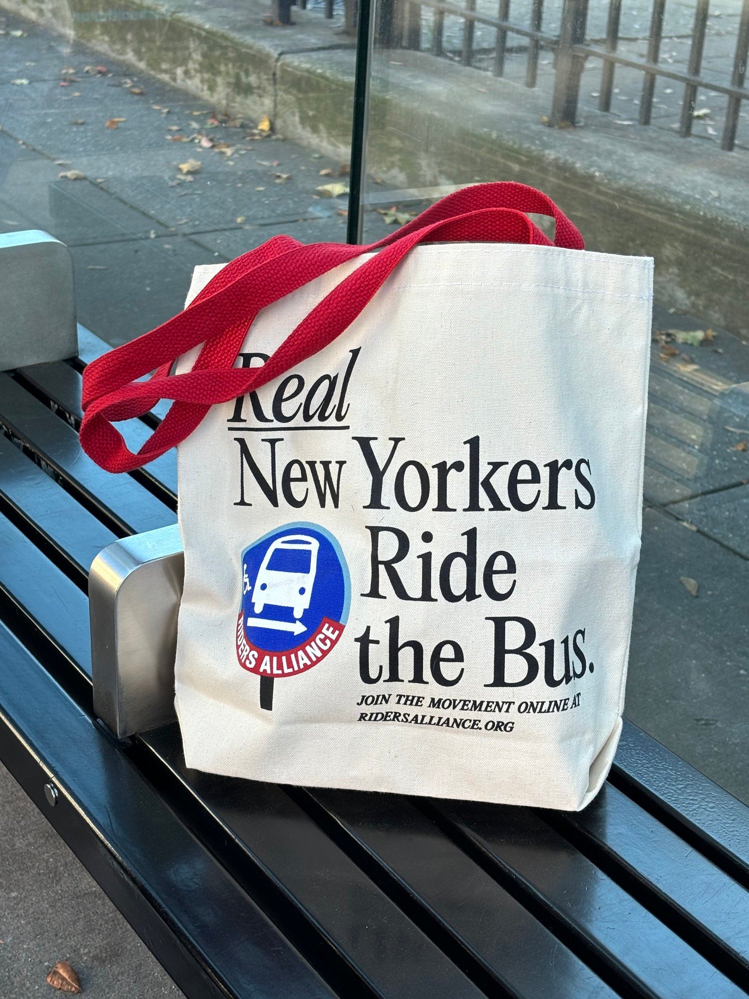 image of ‘Real New Yorkers Ride the Bus’ Tote