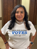 This Bus Rider Votes Tee - White