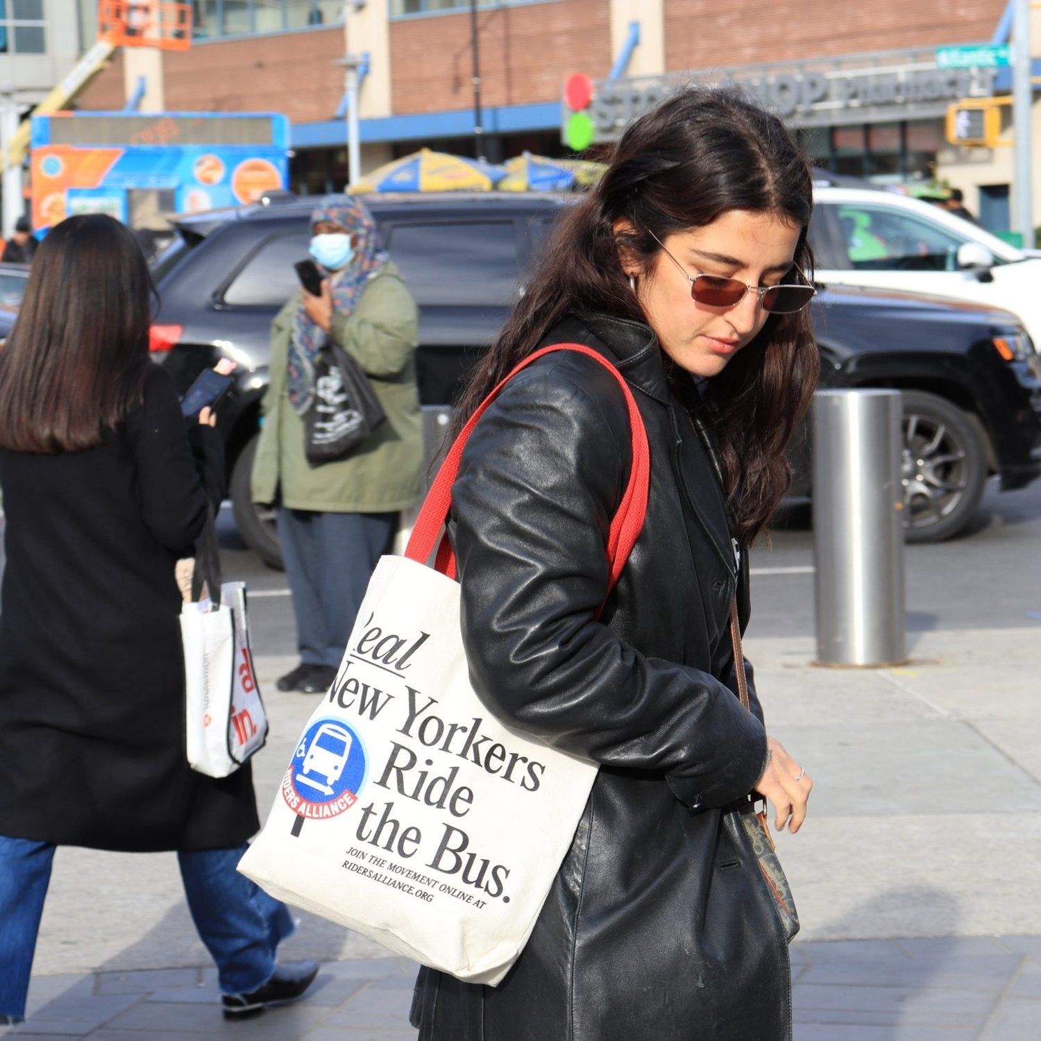 image of ‘Real New Yorkers Ride the Bus’ Tote