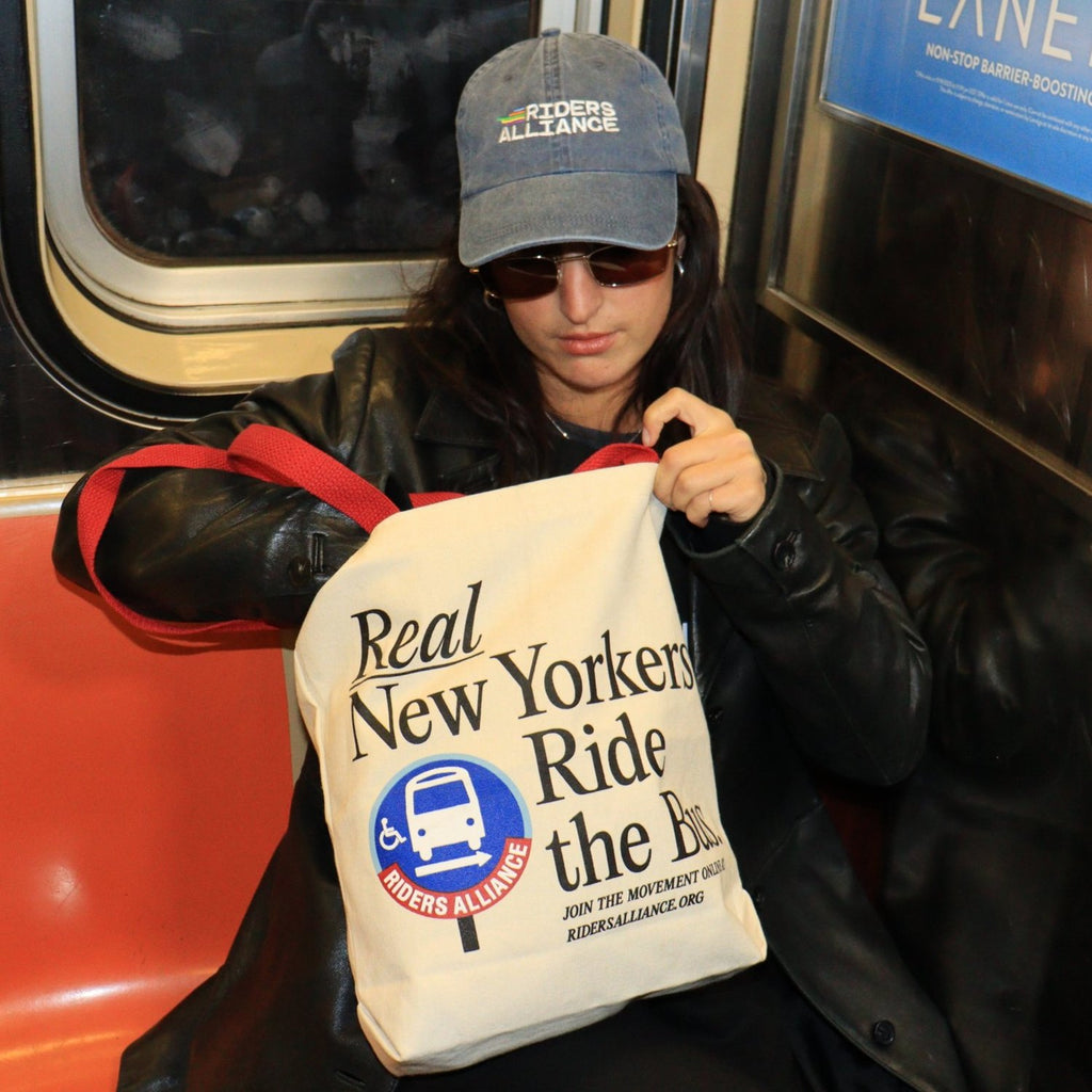 image of ‘Real New Yorkers Ride the Bus’ Tote