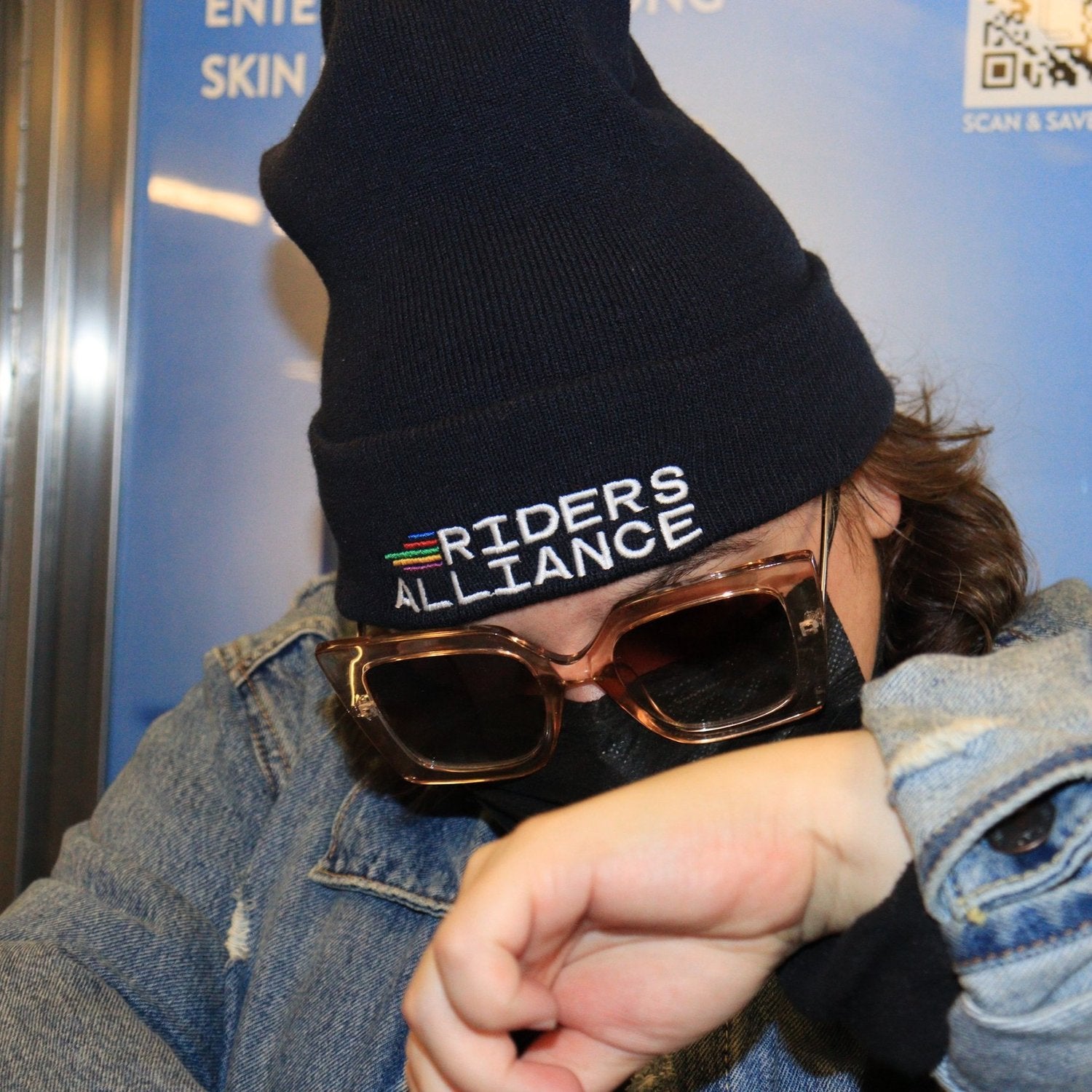image of Riders Alliance Logo Beanie
