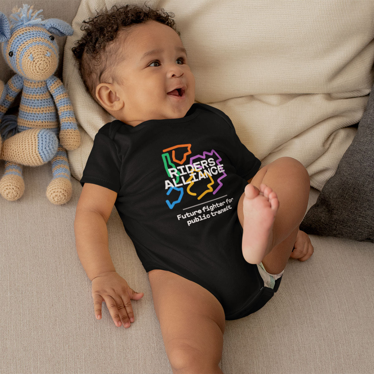 image of Riders Alliance Baby Onesie